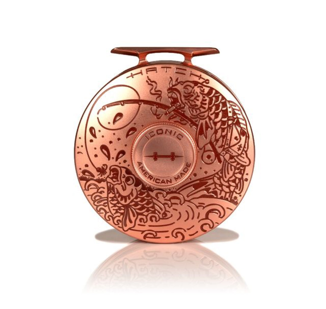 Hatch 2025 Custom Iconic Artist Collaboration Fly Reel - Brent McCarron
