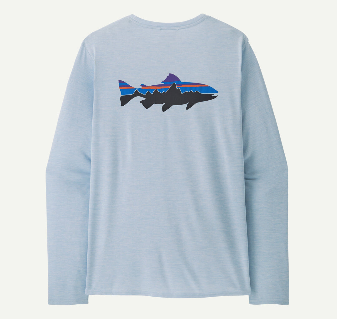 Men's Long-Sleeved Capilene Cool Daily Graphic Shirt