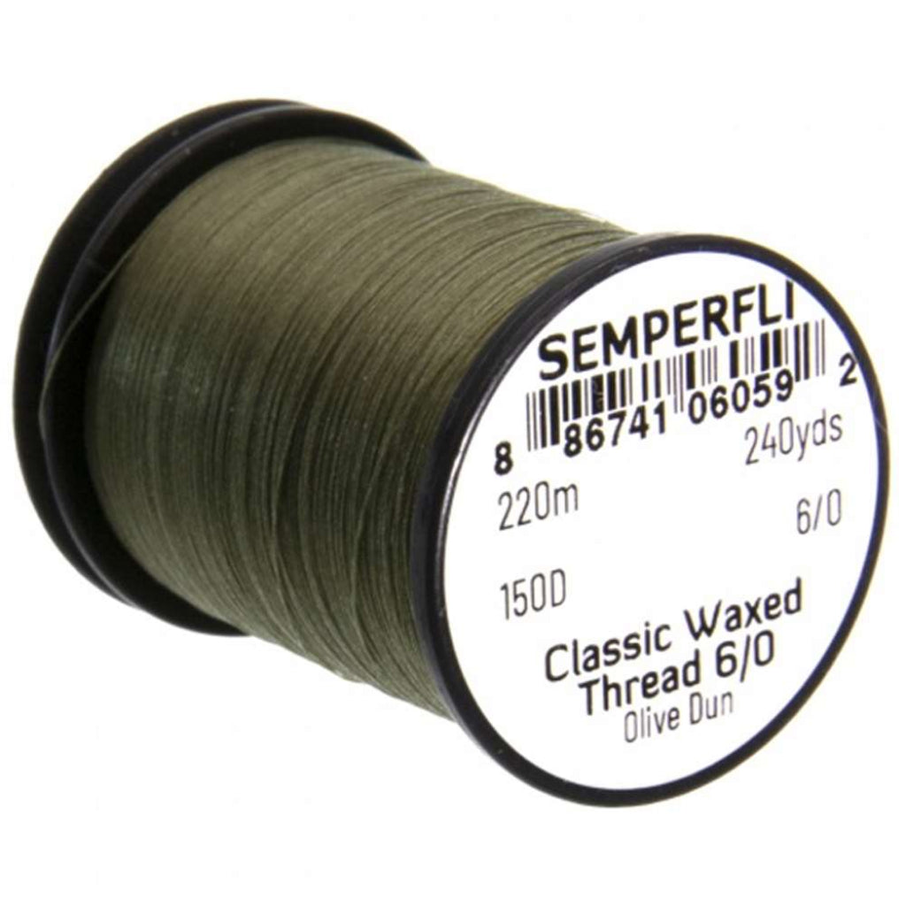 Semperfli Classic Waxed Thread 6/0 - 240yd