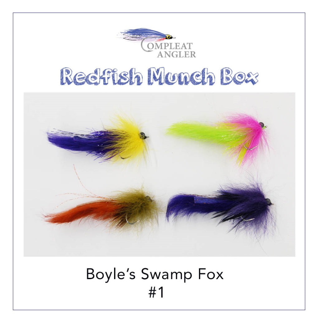 Goldenleafs Redfish "Munch Box"  Fly Collection