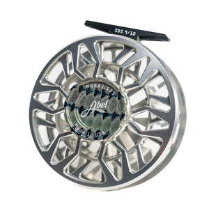 Custom Abel SDS 9/10 Fly Reel - Platinum with Striper Drag Knob