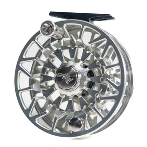 Custom Abel SDS 9/10 Fly Reel - Platinum with Striper Drag Knob