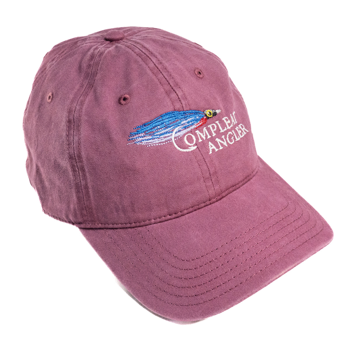 Compleat Angler Brushed Twill Logo Caps
