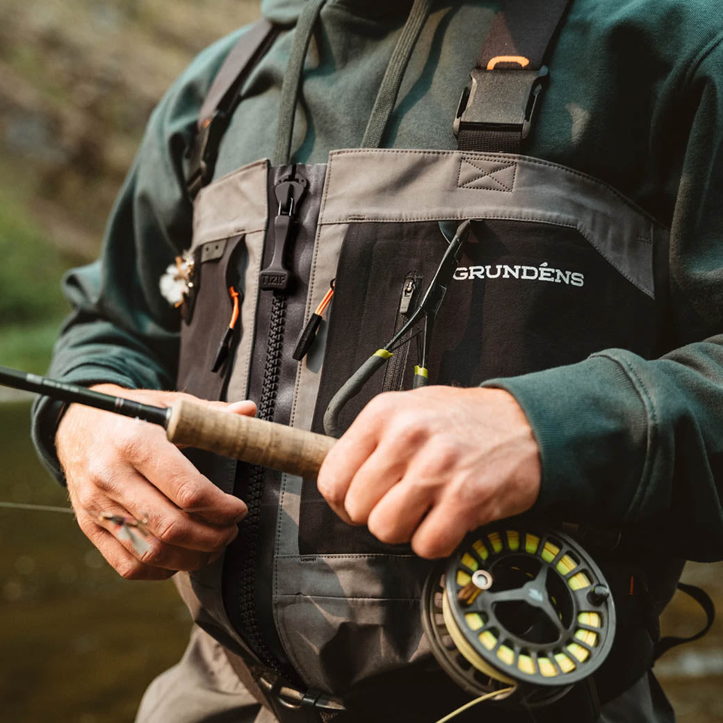 Grunden&#39;s Men’s Vector Zip Stockingfoot Wader