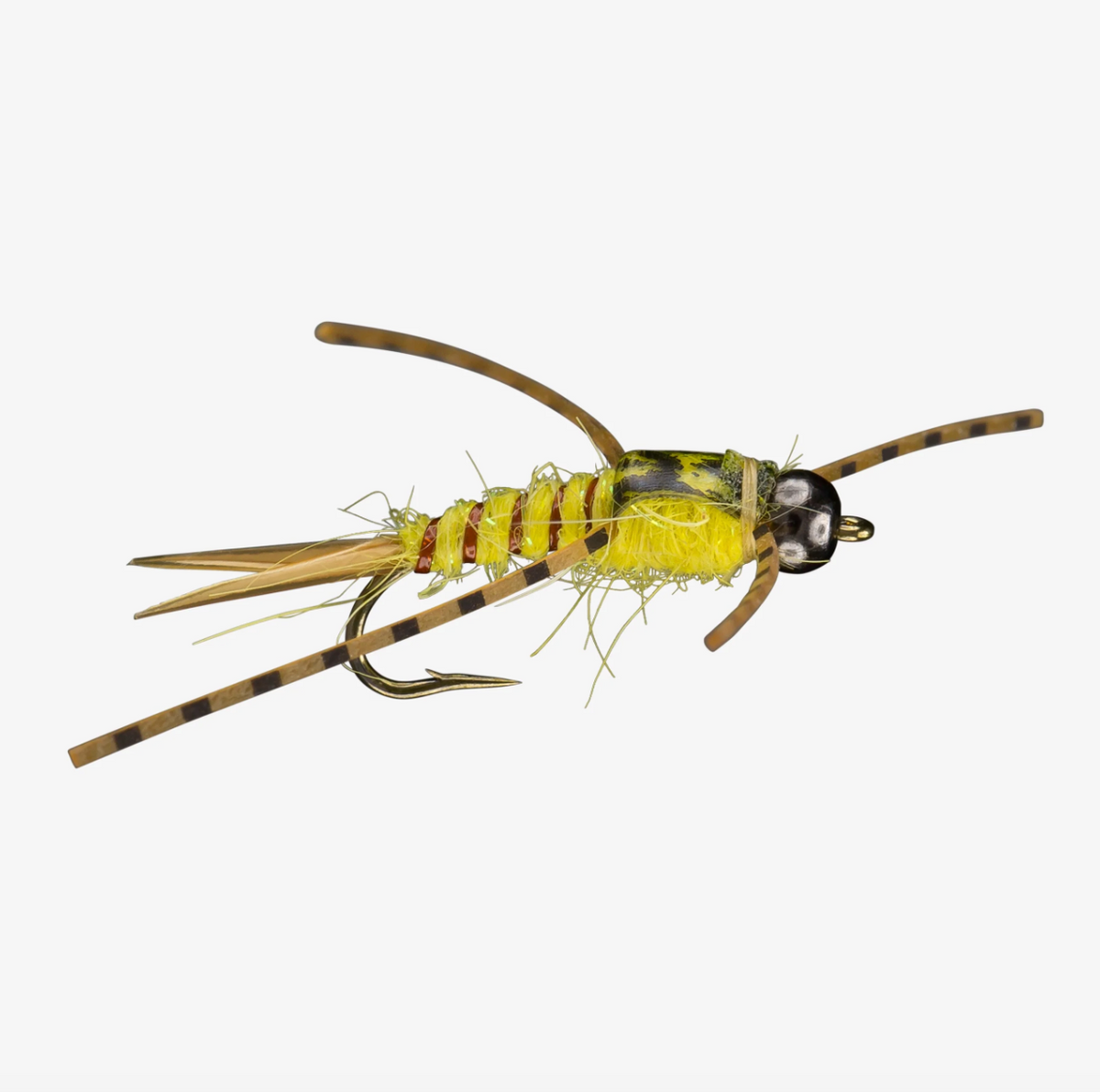 Yellow Sally Nymph Tungsten Bead