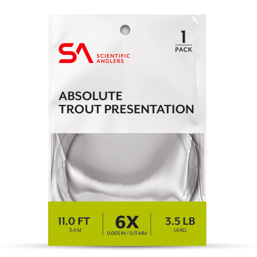 Scientific Anglers Absolute Trout Presentation Tapered Leader 1-Pack