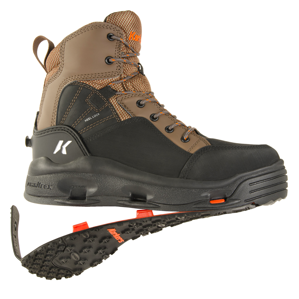 Korkers Buckskin Wading Boot - Felt &amp; Kling-On