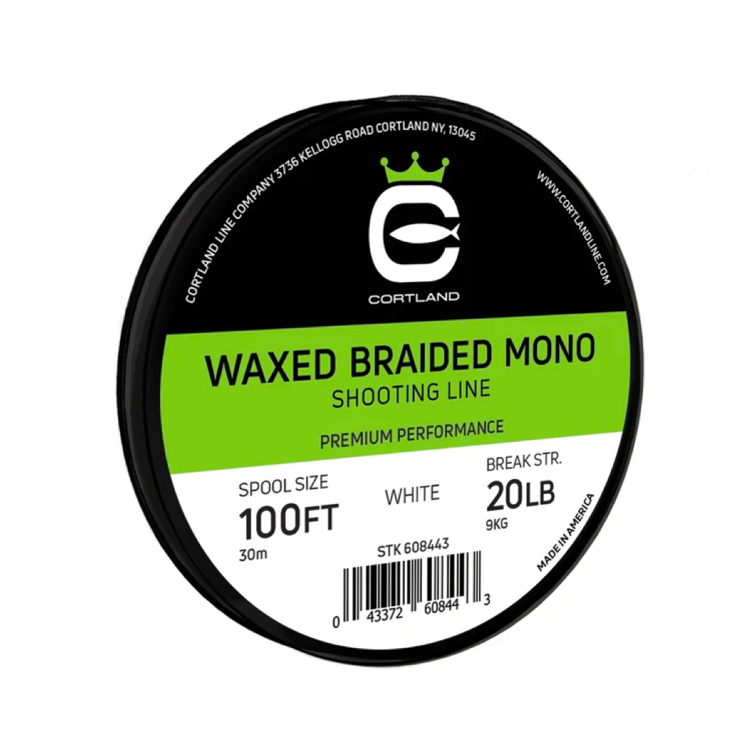 Cortland Waxed Braided Mono Shooting Line