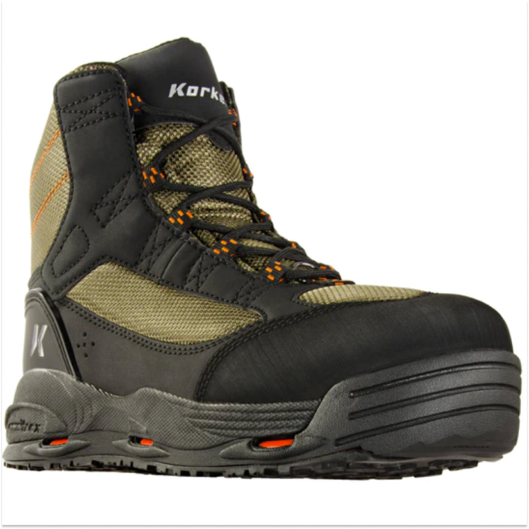 Korkers Greenback Wading Boot - Felt &amp; Kling-on