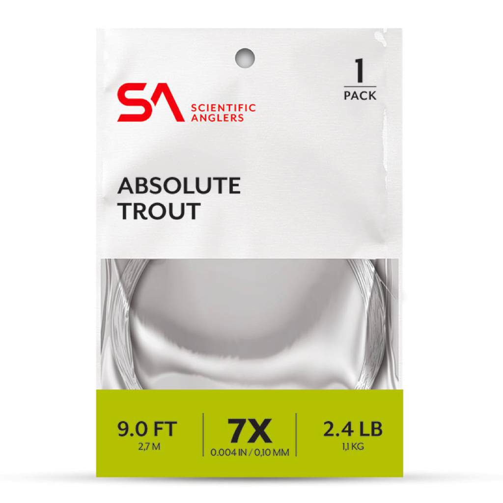 Scientific Anglers Absolute Trout Leader - Bulk (6 pack)